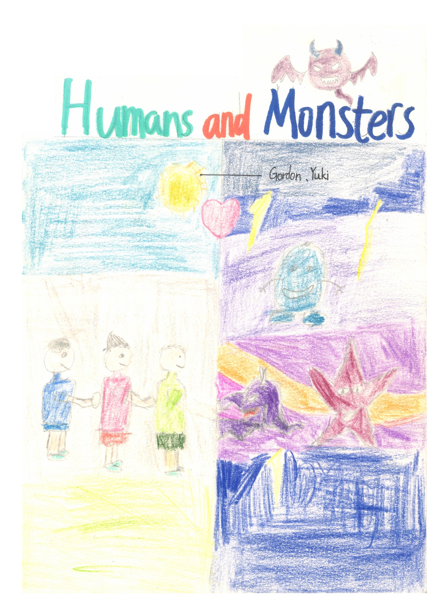 Humans and Monsters · 封面